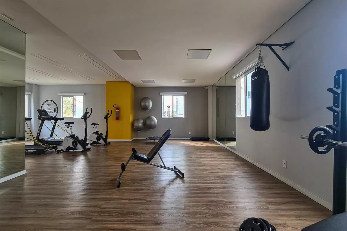 Academia do condomínio — padrão Cury de qualidade